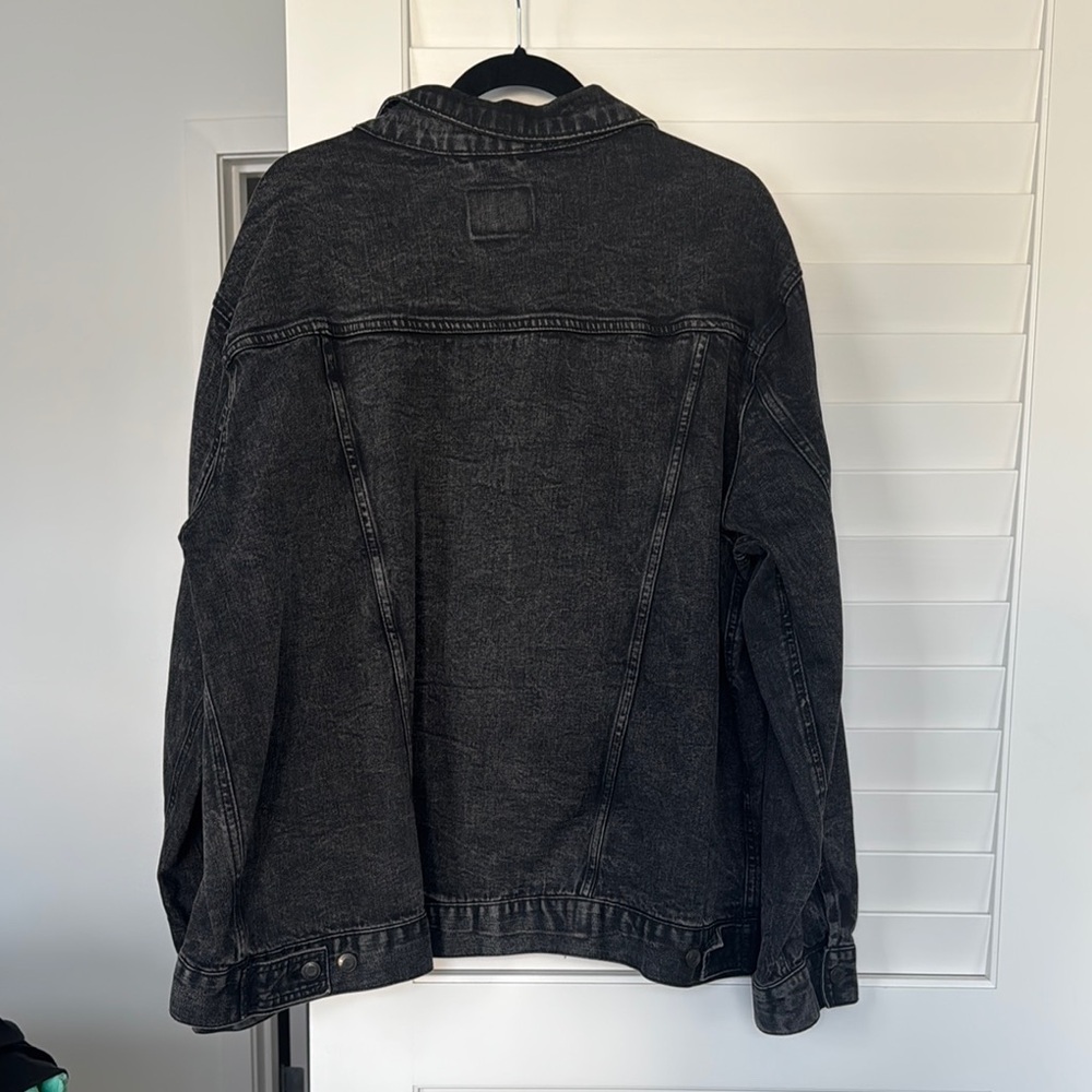 Black denim jacket - Picture 2 of 3